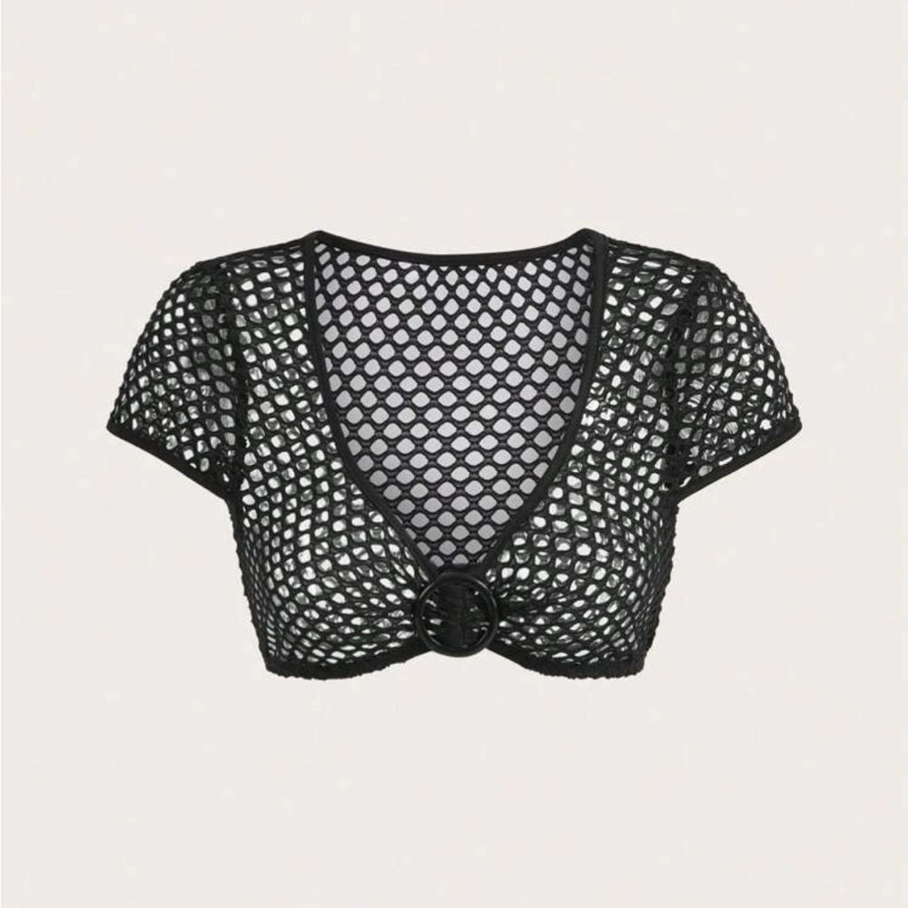Mesh crop top
